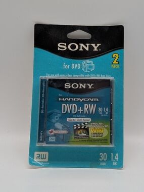 Sony Handycam DVD + RW 30 MIN 1.4GB 2 PACK